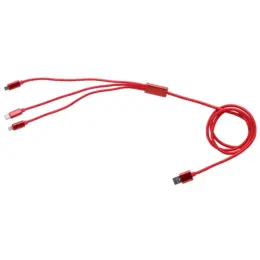 Crimson Flow 3-in-1 Charger Red
